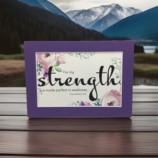 New Handmade 5x7 Matted 4x6 Religious Scripture Inspirational Free Ship 305