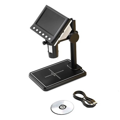 4.3 in LCD Digital Microscope 40-1000X Soldering Microscope for Error  USB7180