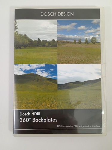 DOSCH HDRI 360° Backplates DVD 3D Design & Animation LANDSCAPE IMAGES