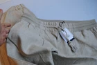 GREAT STONE DRAWSTRING PANTS PURE LINEN 340.00 CART. GS-B2A2 TG 54 X2