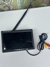 TFT Color Monitor 7 Inch W Antenna Receiver LCD Display Screen Monitor Not Test