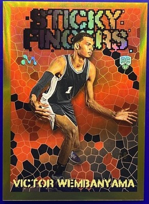 2024 Topps Mercury #VW-2 RC Victor Wembanyama Sticky Fingers Gold
