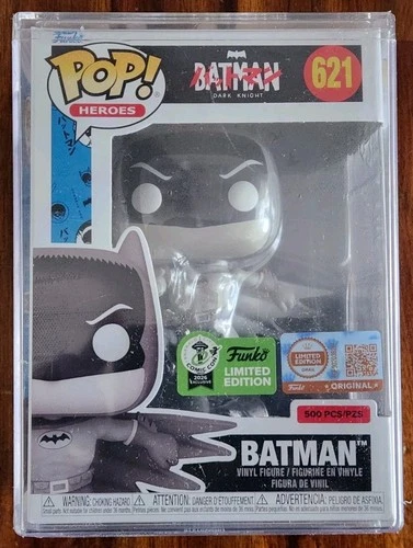 FUNKO POP DC COMICS BATMAN BAT-MANGA BLACK AND WHITE ECCC 2026 EXCLUSIVE LE 500