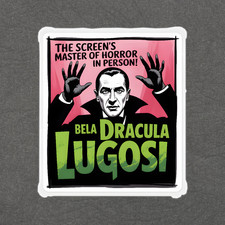 Vintage Bela Lugosi Dracula Sticker Classic Horror Art Film #9050