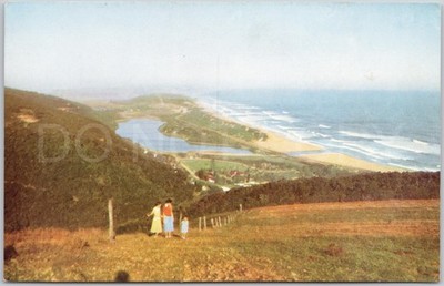 Lagune Beach Indischer Ozean Südafrika Wildnis Hotel Vintage Postkarte