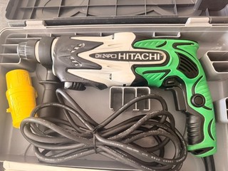 Hitachi DH 24PC3 SDS Plus Rotary Hammer Drill 110V 800W 24mm Case