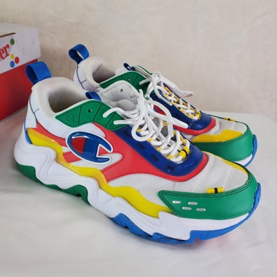 Champion Hyper C Flood Twister Shoes Mens Sz 10M White Green Athletic Trainers