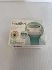 Schick Intuition Sensitive Care With Organic Aloe Razor Blades, 6 Cartridges