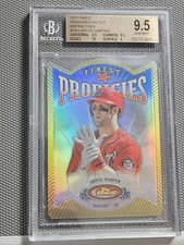2013 Finest Prodigies Die Cut BRYCE HARPER - BGS 9.5 GEM MINT