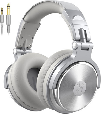 Wired over Ear Headphones Studio Monitor & Mixing DJ Stereo Headsets with 50Mm N