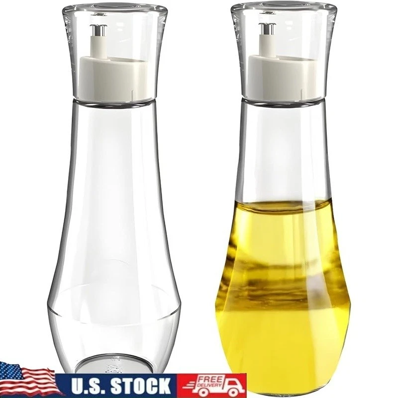 Multipurpose Glass Dispenser Dustproof Reusable Oil Vinegar Pour Control New