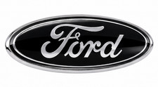 7x3 Oval Emblem Badge Grille Tailgate Front Rear Logo Black Chrome Ford 7 Inch