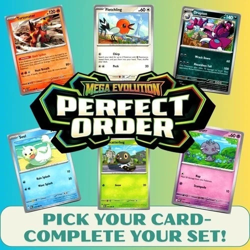 Pokemon Perfect Order Pick Your Card Base Set