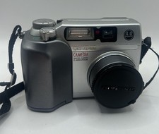 Olympus Camedia C-4000 Zoom 4.0MP Digital Camera Silver Tested Working Great