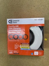 Commercial Electric 53198101 6 inch Interchangeable Trims - White