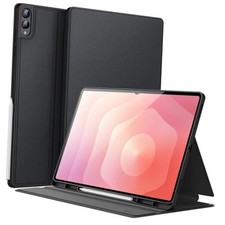 Case for Samsung Galaxy Tab S11 Ultra with S Pen Holder, Slim Folio Black