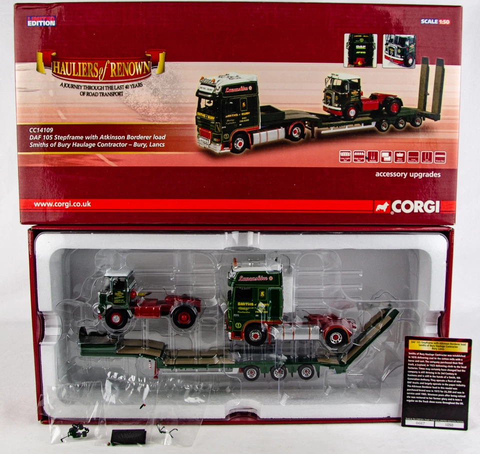 Corgi DAF 105 Stepframe Atkinson Borderer Load Smiths 1:50 Scale Diecast Truck - Image 2 of 4