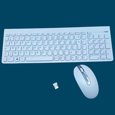 French AZERTY layout wireless keyboard and Mouse for Lenovo SK-8861