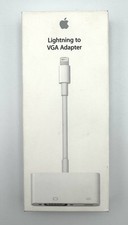 Apple Lightning to VGA Adapter OEM Genuine MD825ZM/A iPhone iPad - NEW/SEALED