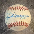 Joe DiMaggio Autographed Baseball American League JSA Authenticated