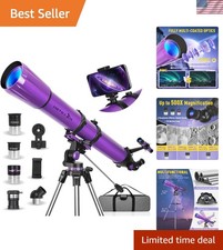 Telescope, Telescope for Adults High Powered, 90mm Aperture 1000mm Astronomic...