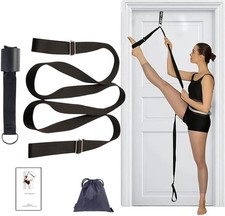 Stretching Strap with Door Anchor Resistance Band Improve Leg Stretch Flex