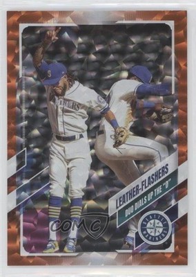 2021 Update Veteran Combos Orange Foil 16/299 Taylor Trammell JP Crawford 00nl