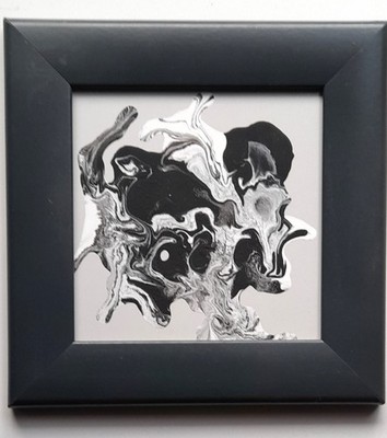 Abstrakte Kunst 20 x 20 cm. Preis reduziert