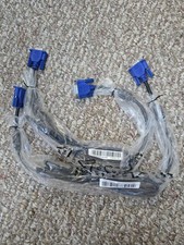 2 pack: VGA Male to Male 15pin Cord Connects Monitor to Computer Video 6ft Cable