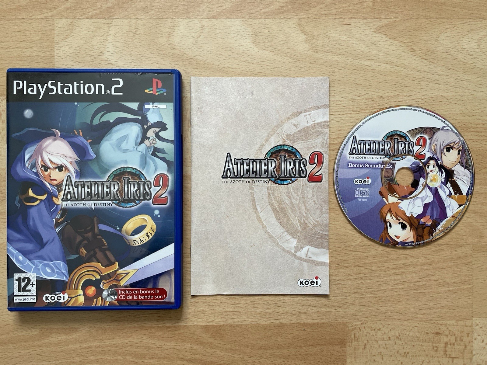 Atelier Iris 2 : The Azoth of Destiny - PS2 - PAL FR Francais - SANS LE JEU