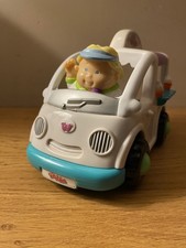 VINTAGE & RARE! "HASBRO 2000 -"WEEBLES" 'Sweet Sounds Ice Cream Truck & "WEEBLE"