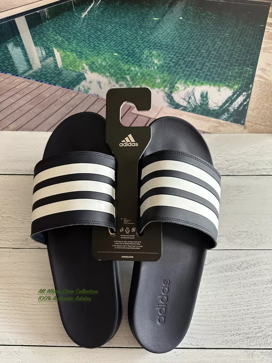 adidas Swim ADILETTE COMFORT SLIDES Legend Ink / Cloud White Ink | eBay