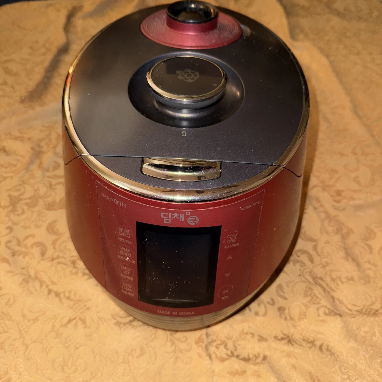 Dimchae Touch Screen Cook Induction Heat Pressure Rice Cooker 6 Cups A060USTRL