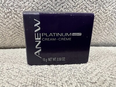 Avon Anew Platinum Night Cream .5oz Travel Size New
