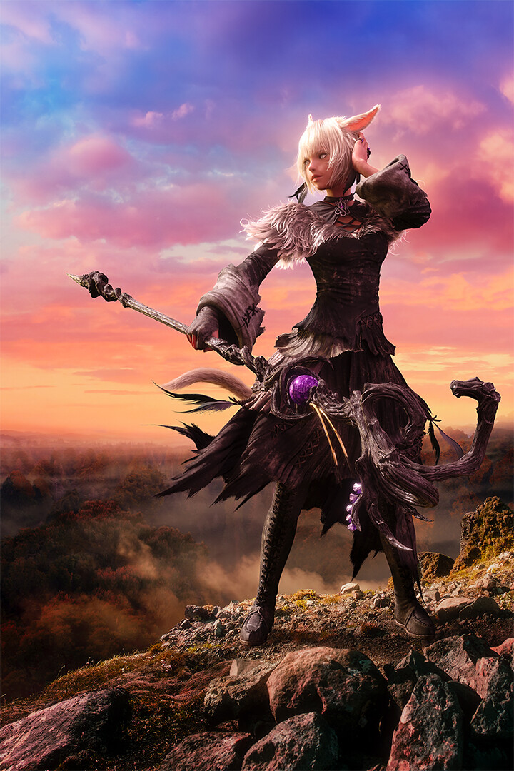 Final Fantasy XIV Online Shadowbringer Wall Art Home Decor