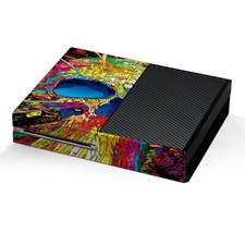 Xbox One Console Skins Decal Wrap ONLY - colorful skull 1