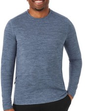 Member's Mark Men's Tech Pullover Crew Neck, Color: Washed Indigo: S-XXL