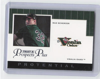 2007 TriStar Prospects Plus #PT-MS Max Scherzer Protential