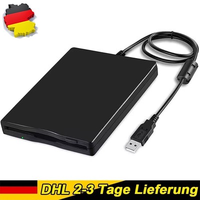 Externes USB Emulator Diskettenlaufwerk Floppy Drive Disk 1.44MB 2HD 3,5 Zoll