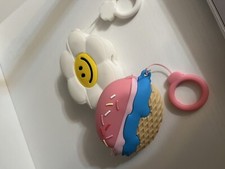 2 AirPod Pro Cases  3 Stacked Ice Cream Cats Case White Smiley Sunflower Case