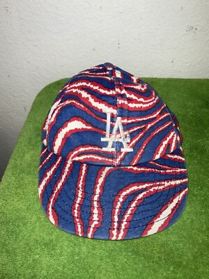 vintage los angelas dodgers zubaz twins hat 80s 90s