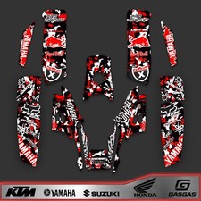 Yamaha Warrior 350 All Years Full Graphics and Decal Set – Complete ATV Sticker