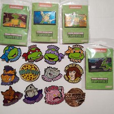 Teenage Mutant Ninja Turtles Enamel Pins Lot of 16 Official TMNT Pin Badges