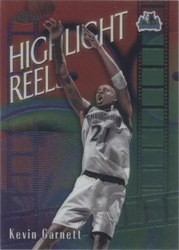 Kevin Garnett 1999 Topps Chrome ALL-ETCH REFRACTOR #AE11 PSA 9 