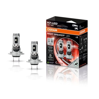 OSRAM NIGHT BREAKER LED SPEED H7 6000K für Ford Kuga Mondeo S-Max Tourneo Custom