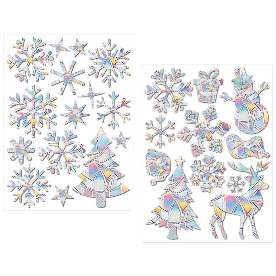 Christmas Window Stickers Window Clings for Living Room eBay