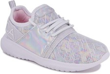 New Nautica Kids Girls Lace-Up Athletic Running Shoe Youth Size 4