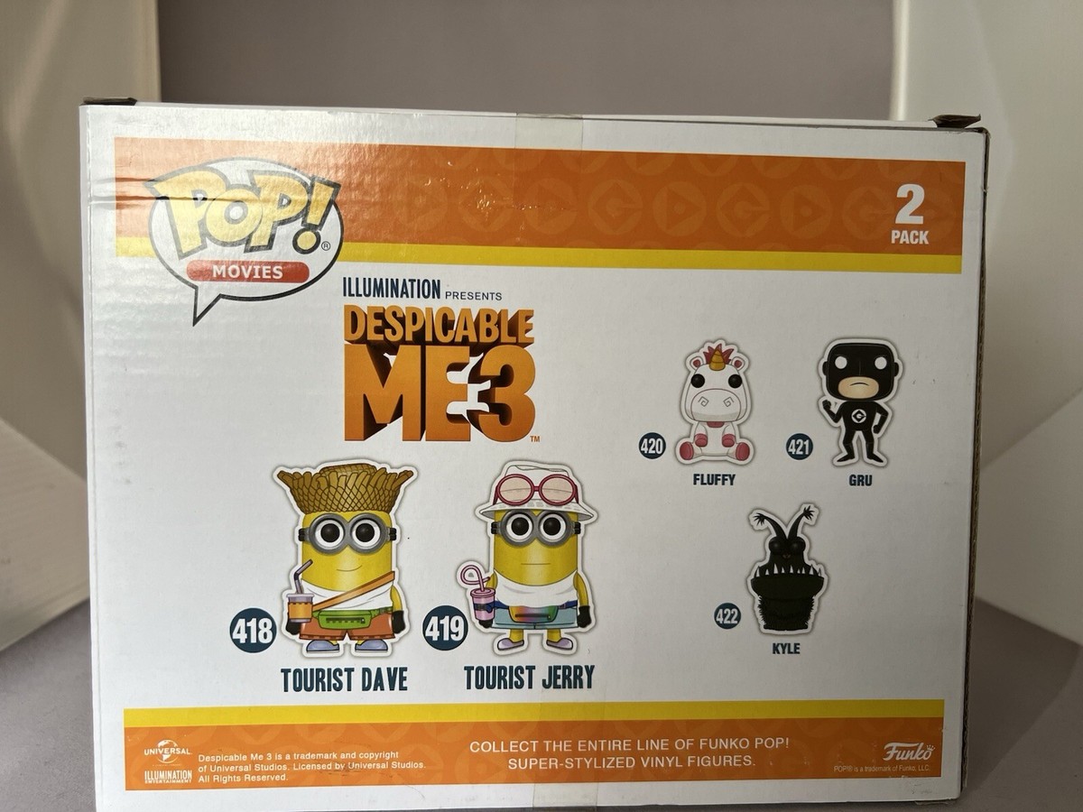 Funko Despicable Me 3 - Tourist Dave & Tourist Jerry Pop! 2-Pack