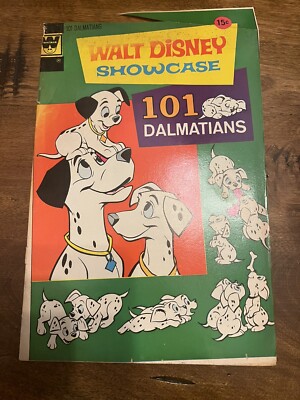 Whitman WALT DISNEY SHOWCASE 101 Dalmations MISCUT ERROR Issue #9 Comic 1972