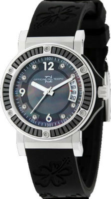 Officina del Tempo Ot1050-0441n Women's Watch Quartz Silicone Strap